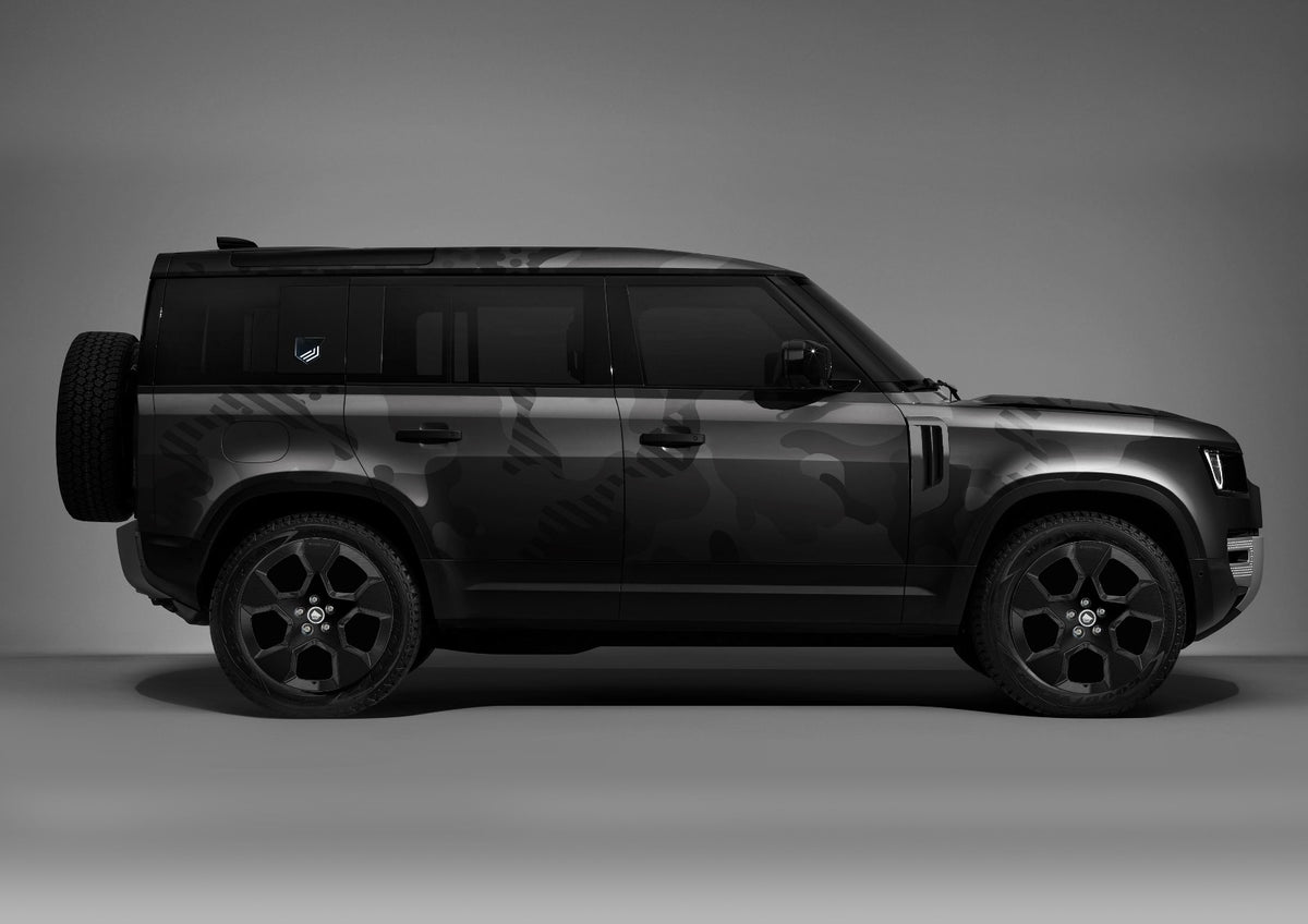 Custom Camo wrap foil - Santorini black